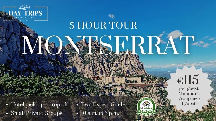 Half-day small group morning tour from Barcelona to Montserrat