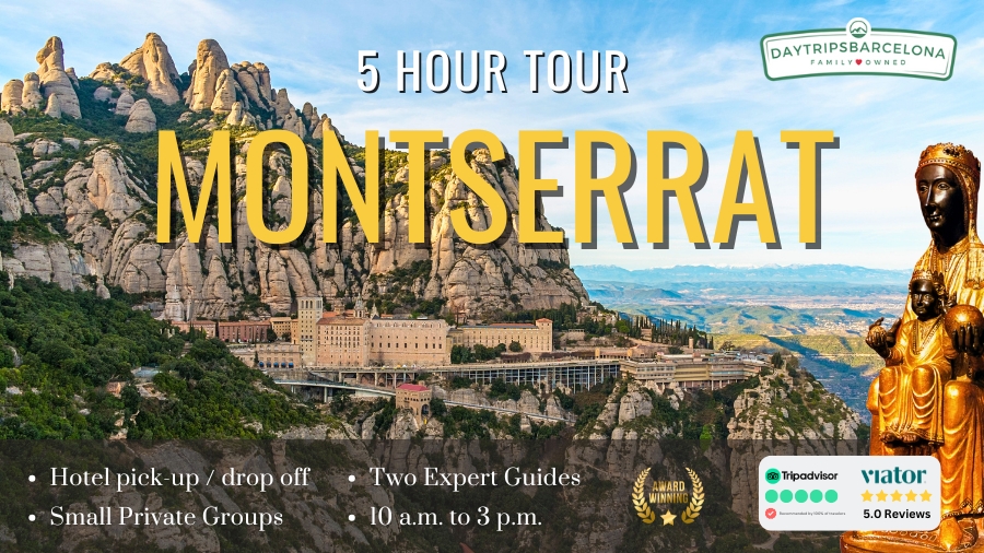 Early Start Montserrat Half Day Tour from Barcelona