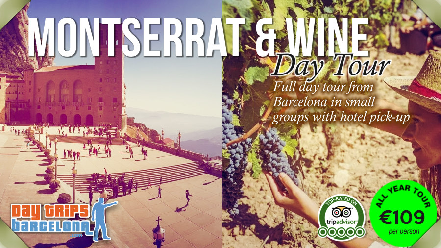 Monserrat and Wine Tour Barcelona