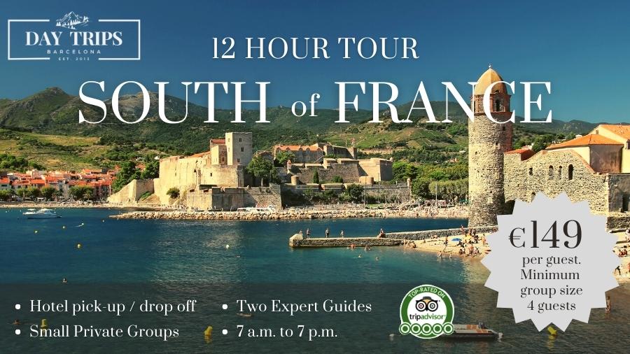 Barcelona to South of France Day Tour
