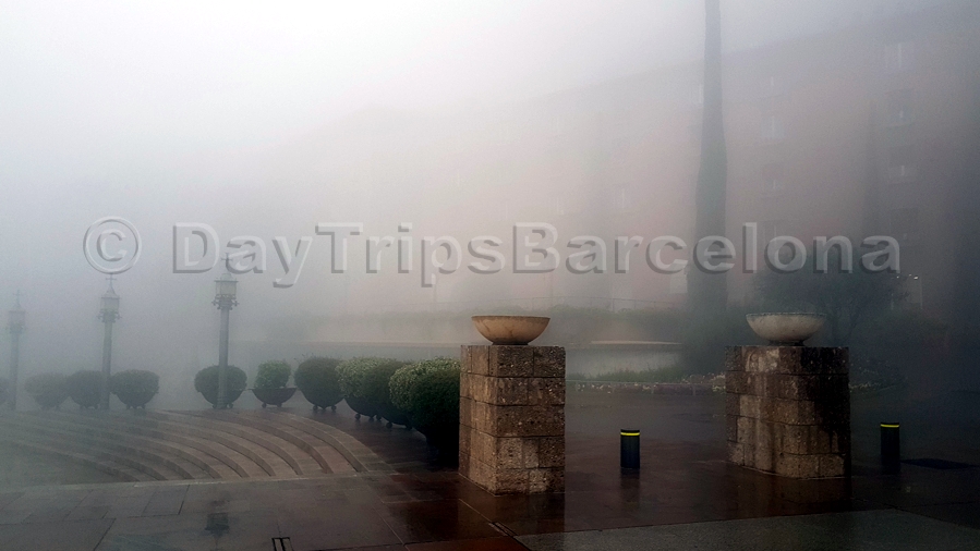 Very foggy morning at Montserrat